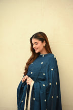 Aurelia -Deep Teal(Embroidered) - 3Pc