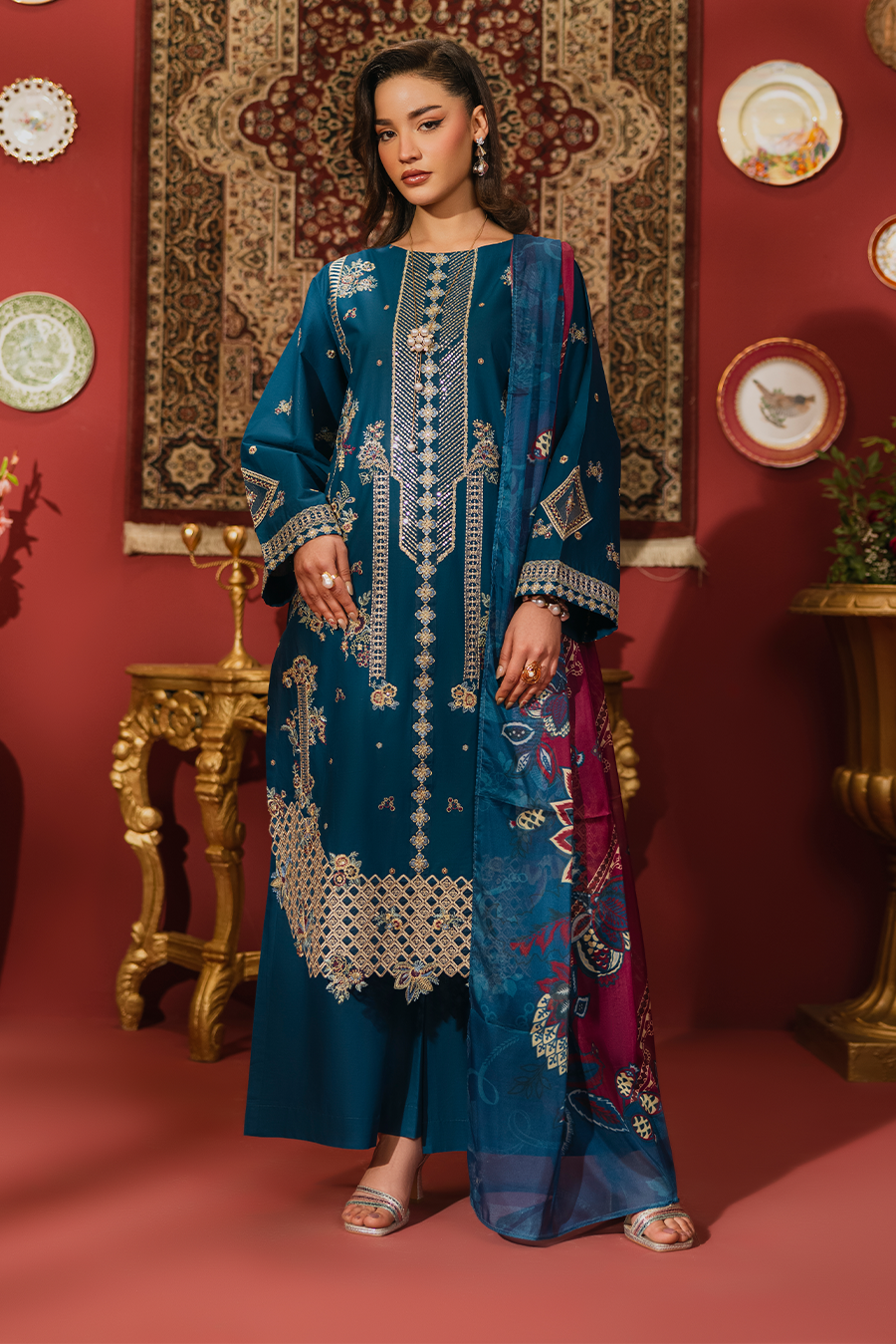 Ava – Embroidered Luxury Pret (3PC)