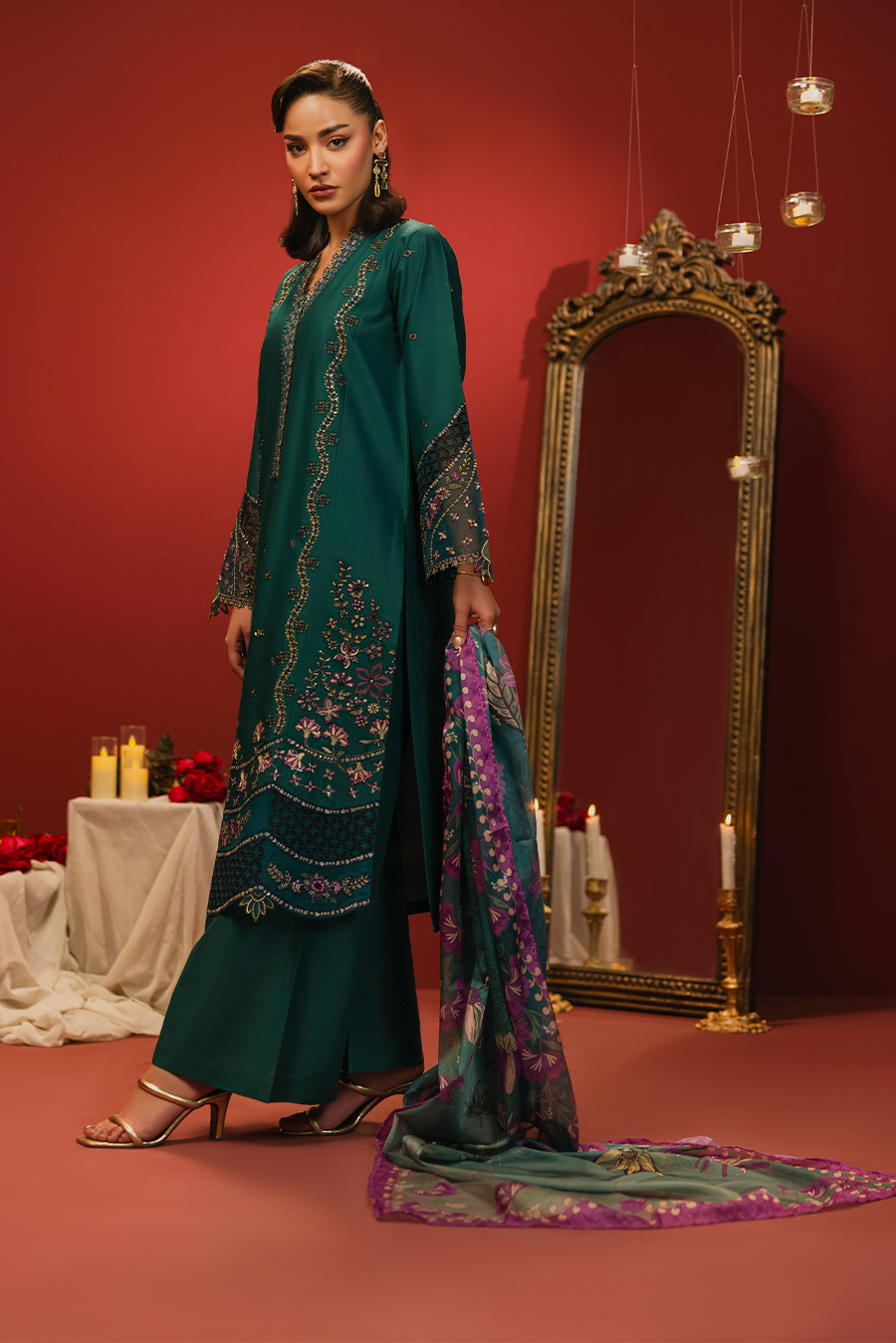 WILLOW – Embroidered Luxury Pret (3PC)
