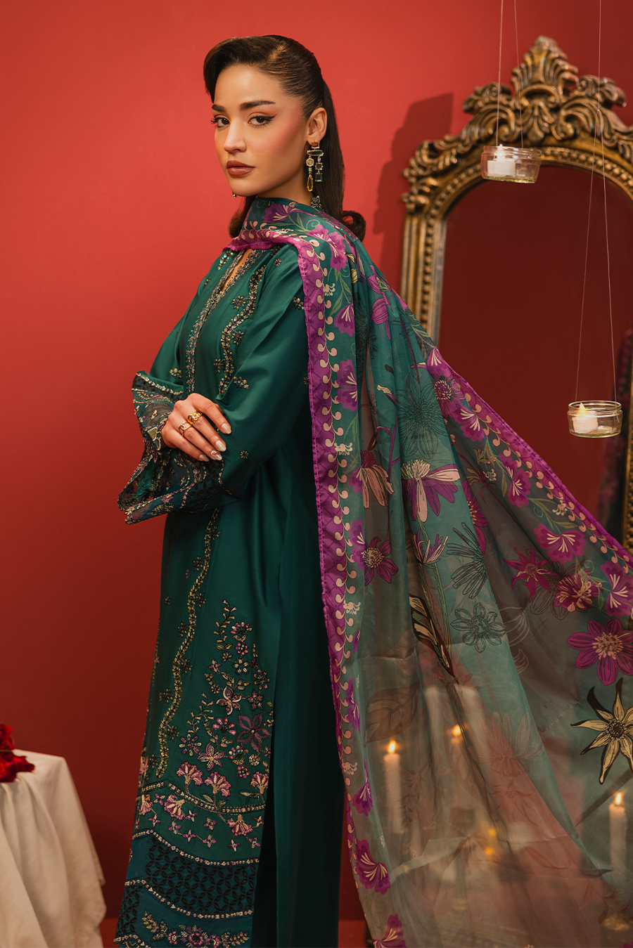 WILLOW – Embroidered Luxury Pret (3PC)
