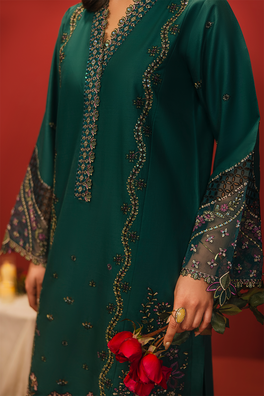 WILLOW – Embroidered Luxury Pret (3PC)