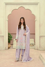 Regal- Lavender (Embroidered) - 3Pc