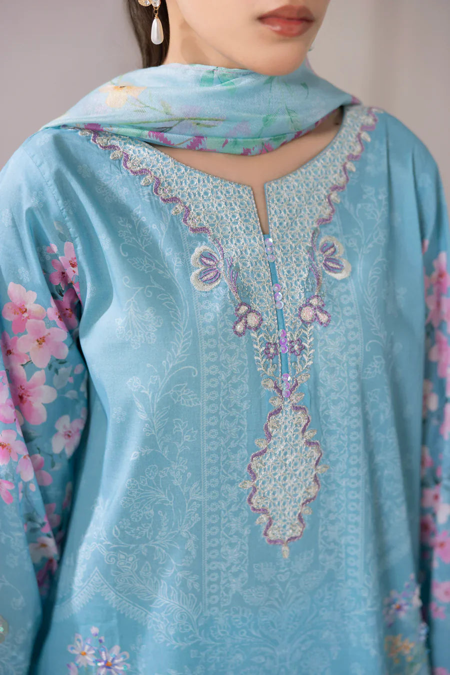 Jasmine- Embroidered Pret (3pc)