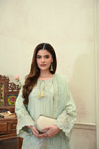 Celleste -Pistachio (Embroidered) - 3Pc