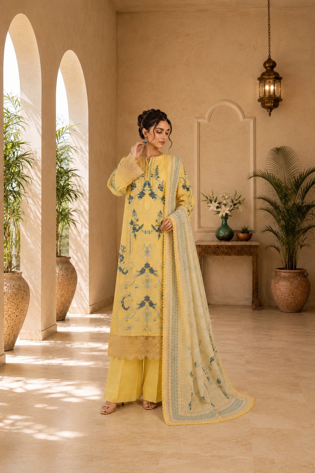 Noor-e-Safa (Embroidered) - 3Pc
