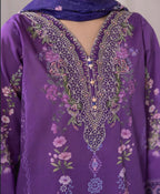 Fleur (Embroidered ) - 3Pc