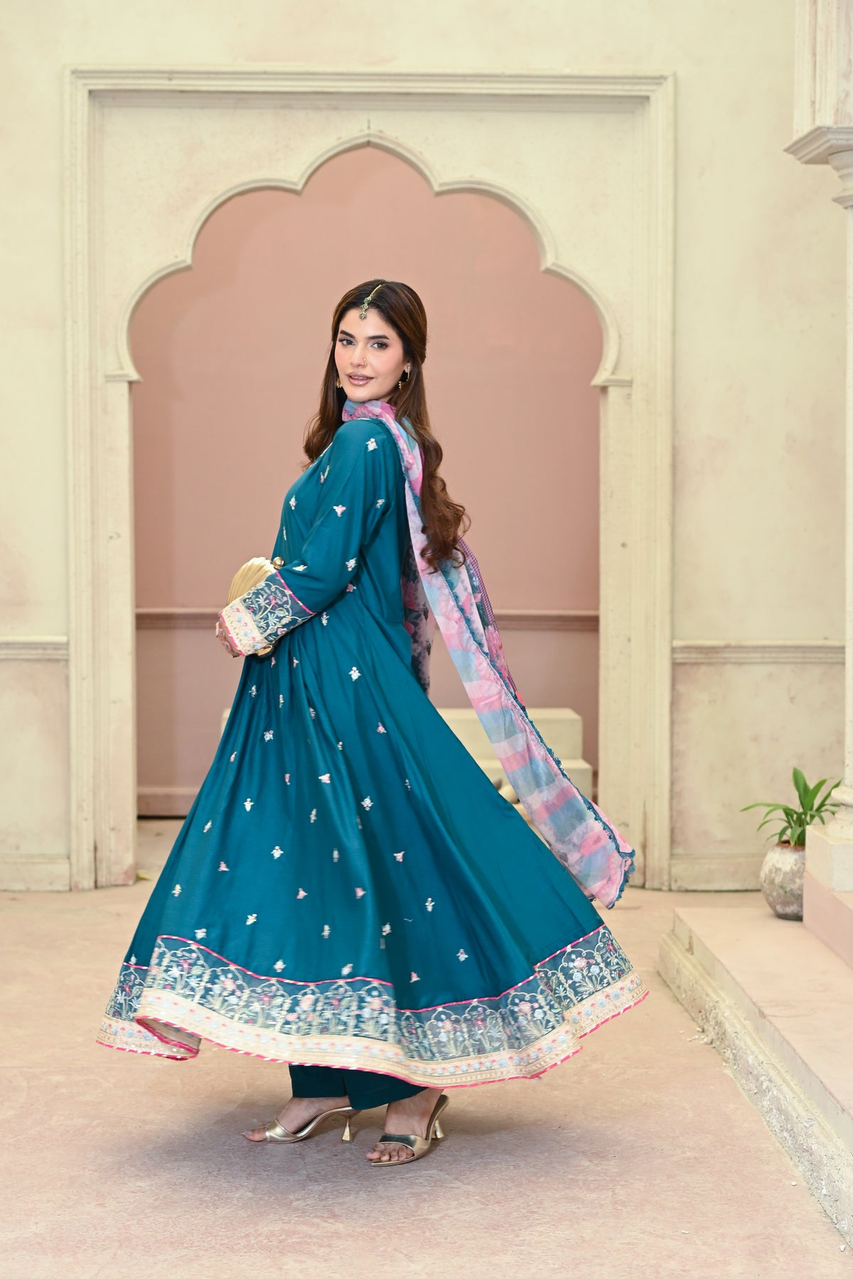 Elan-Zinc Mist (Embroidered) - 3Pc