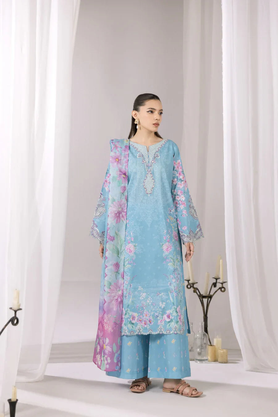 Jasmine- Embroidered Pret (3pc)