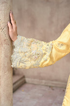 Celleste -Butter Yellow(Embroidered) - 3Pc