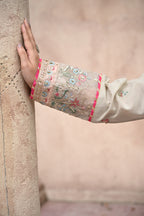 Elan-Ivory (Embroidered) - 3Pc