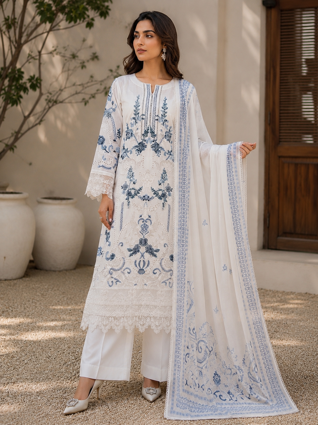 Noor-e-Safa (Embroidered) - 3Pc