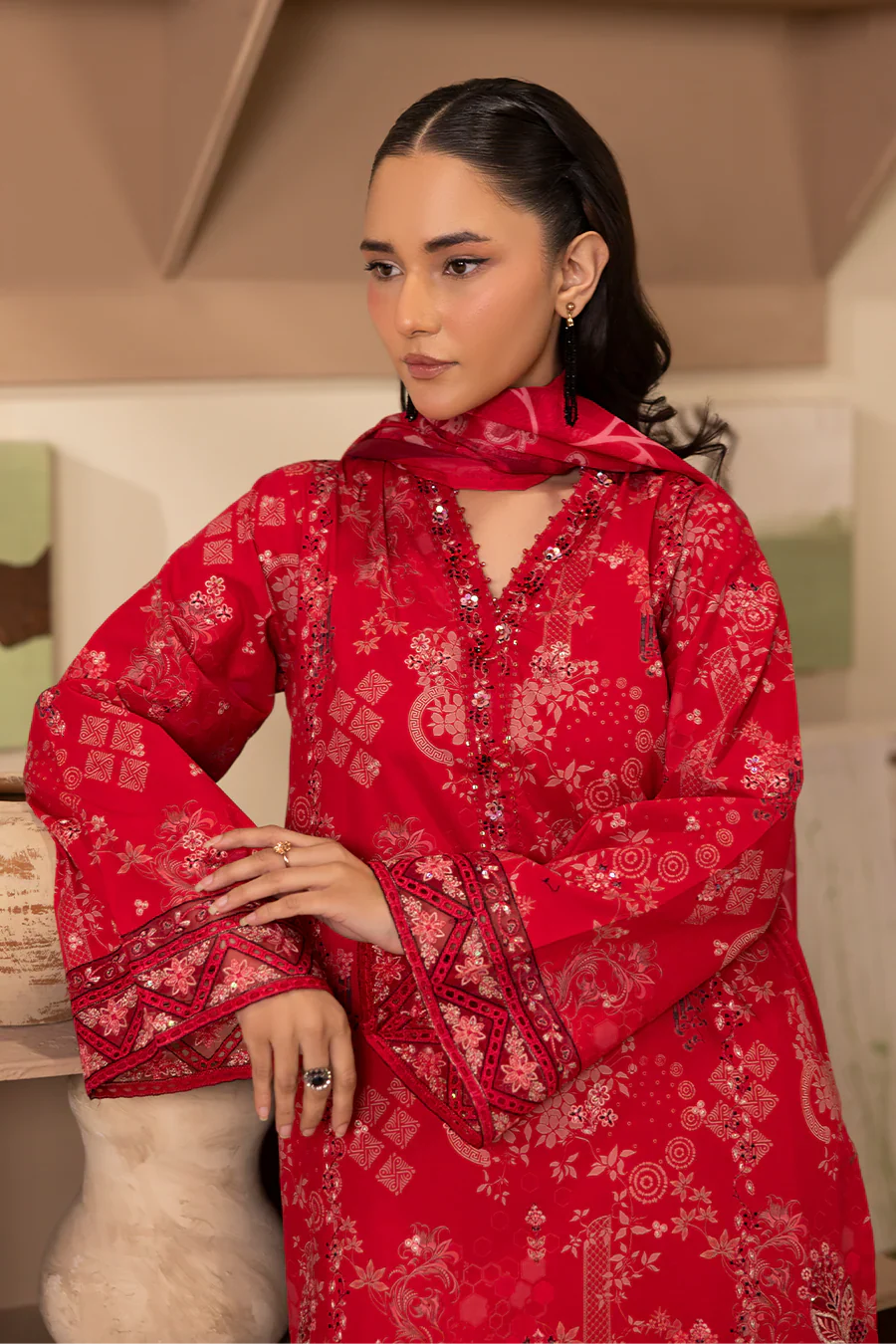 Cherry – Printed Luxury Pret (3PC)