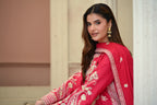 Seraphine -Ruby pink (Embroidered) - 3Pc
