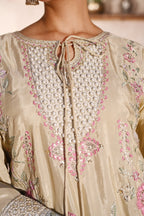 Regal -Champagne Gold(Embroidered) - 3Pc
