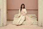 Seline -beige(Embroidered) - 3Pc