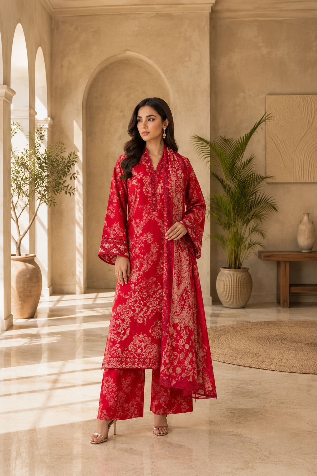Cherry – Printed Luxury Pret (3PC)