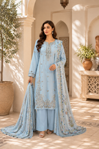 Bloom (Embroidered) - 3Pc