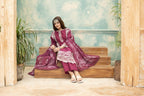 Noor-Wine Embroidered Pret (3pc)