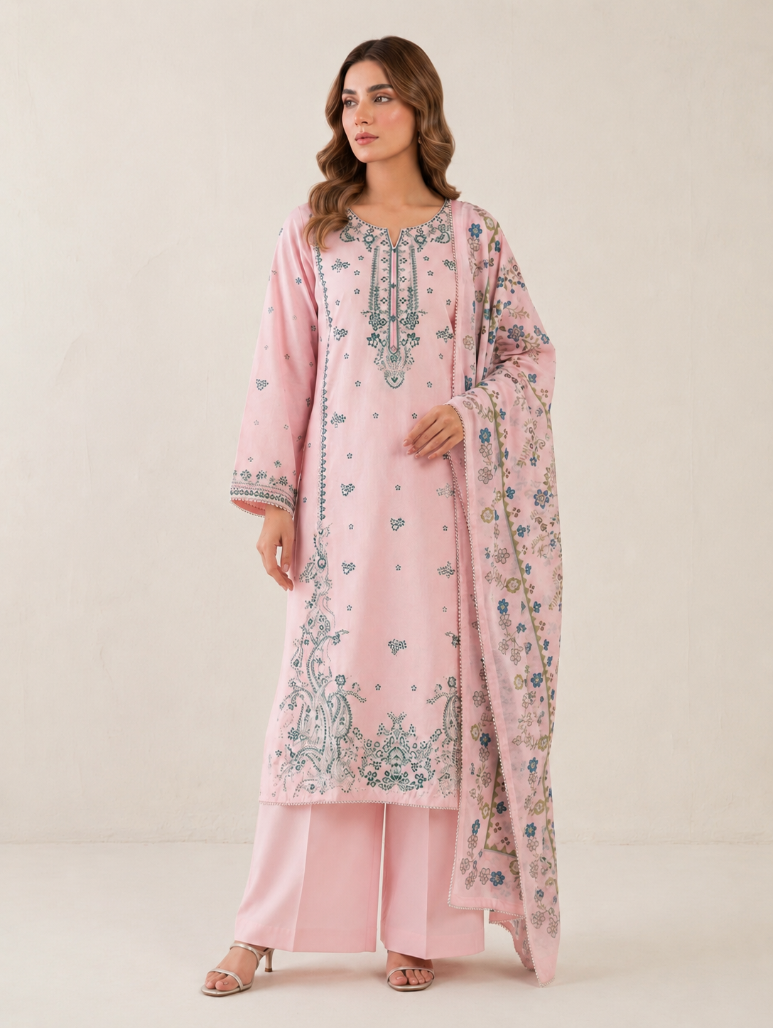Gulbano (Embroidered) - 3Pc