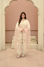 Seline -beige(Embroidered) - 3Pc