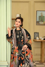 GulRukh- Black (Embroidered) - 3Pc