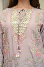 Regal- Lavender (Embroidered) - 3Pc