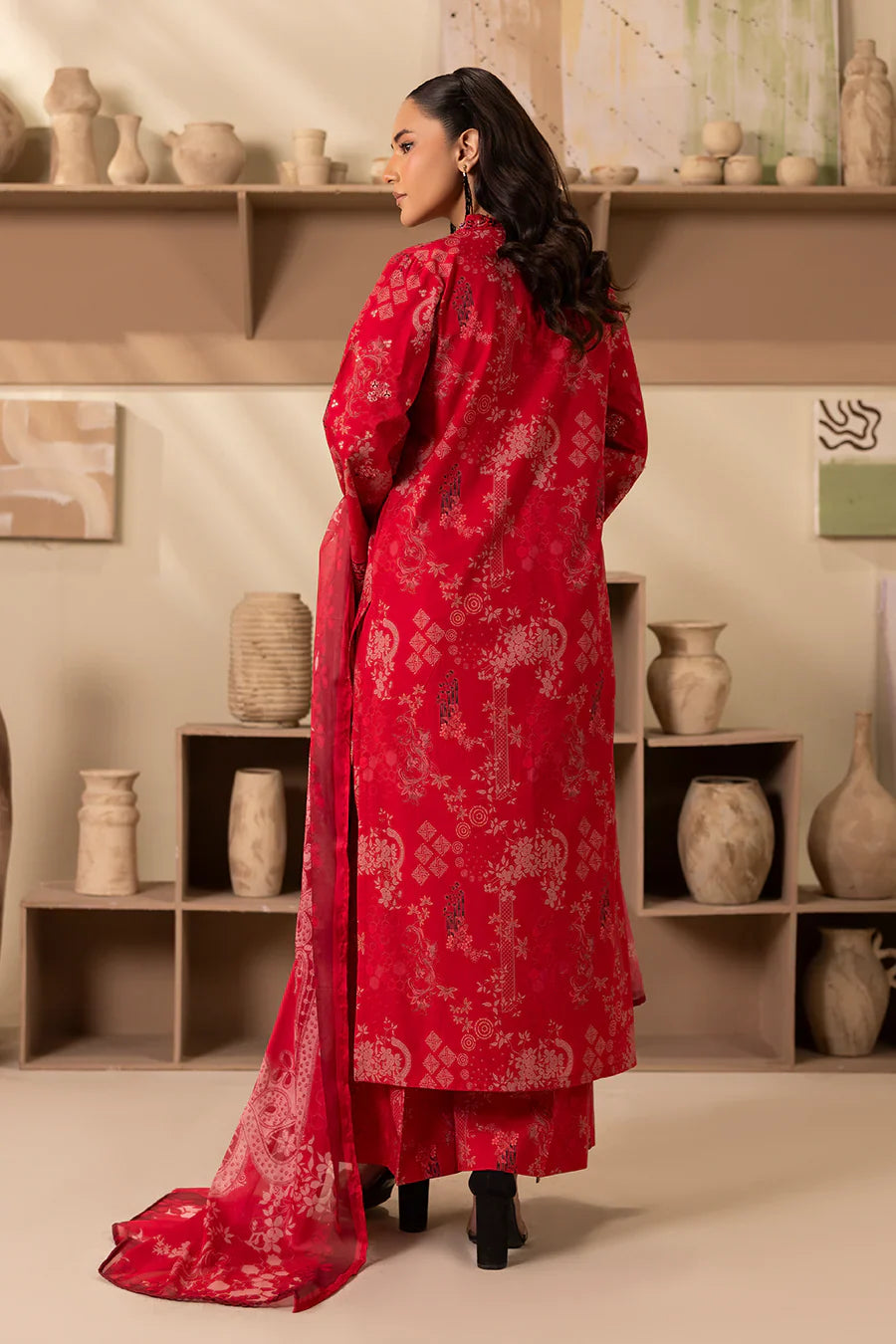 Cherry – Printed Luxury Pret (3PC)