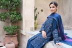 Amour -Deep teal (Embroidered) - 3Pc