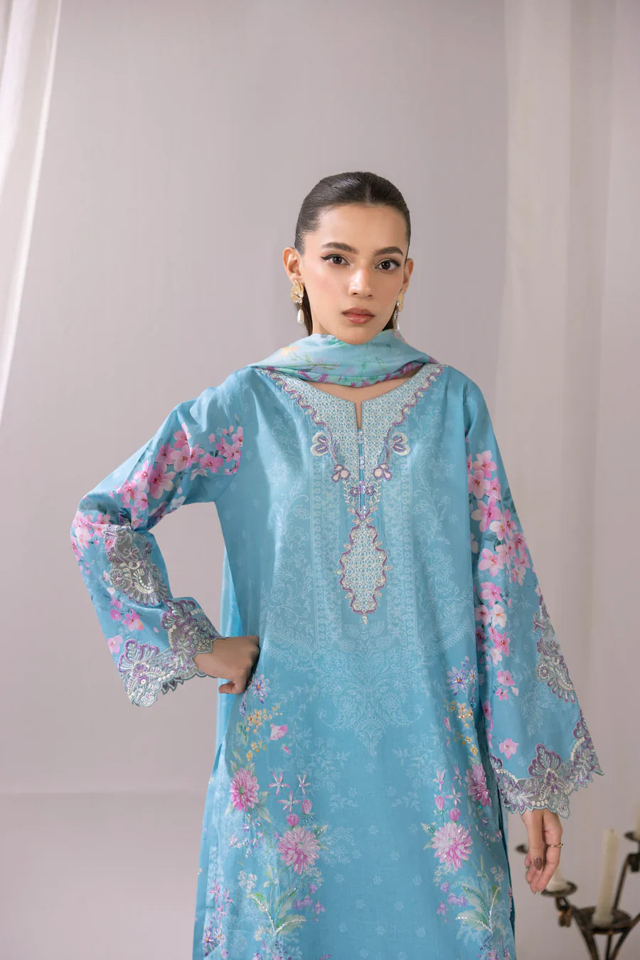 Jasmine- Embroidered Pret (3pc)
