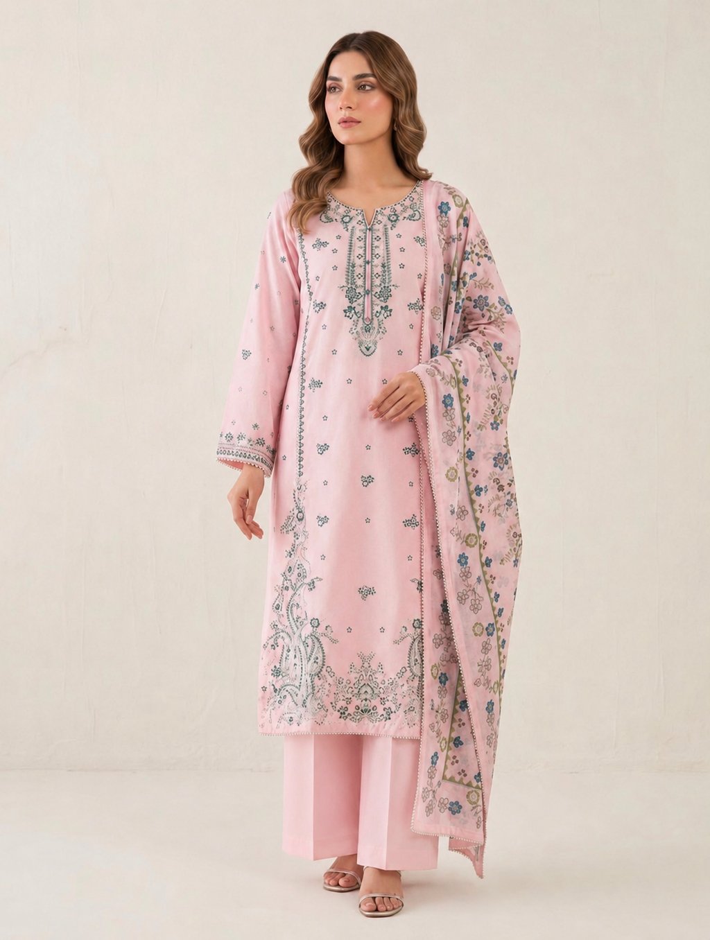 Gulbano (Embroidered) - 3Pc