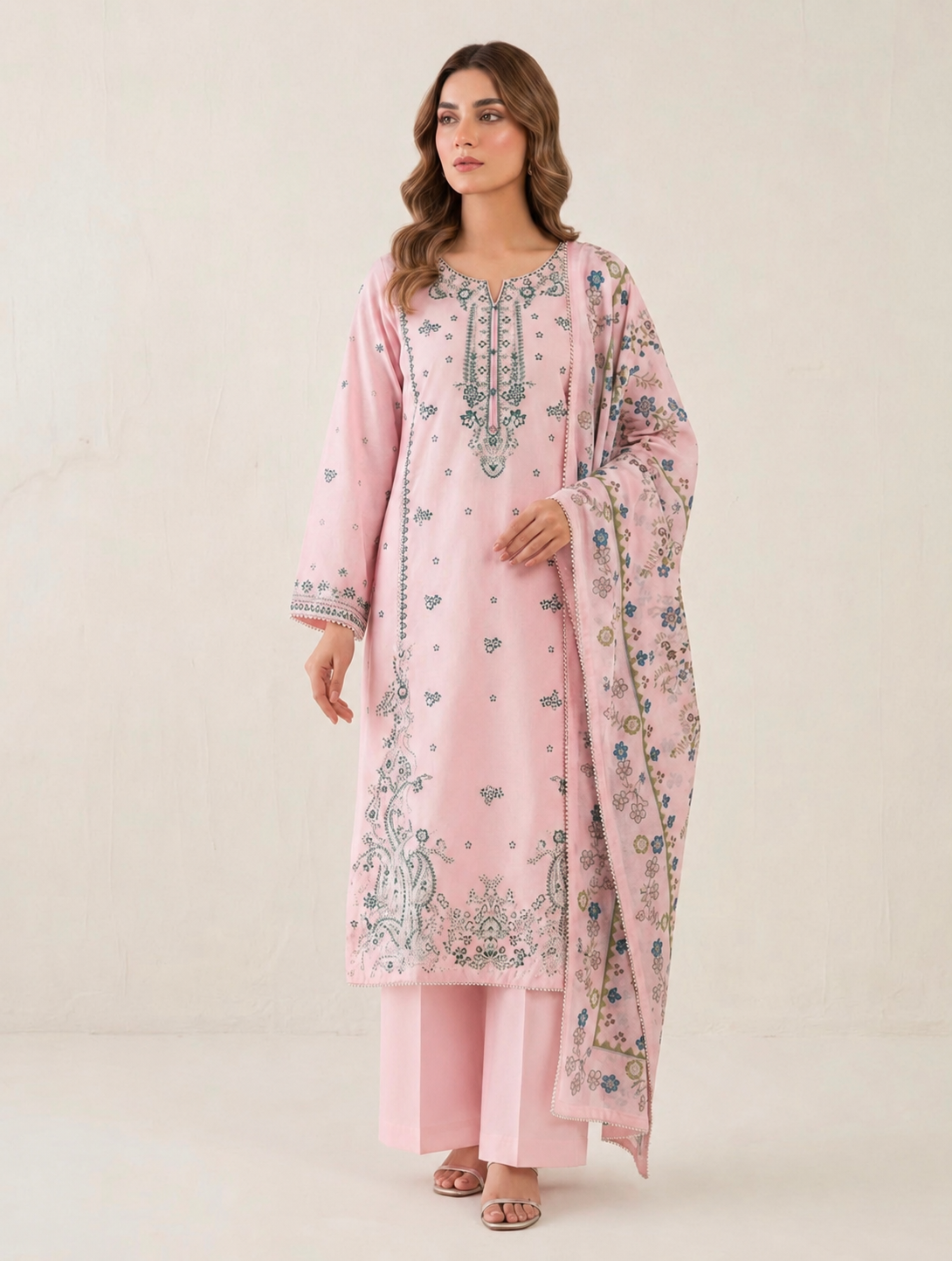 Gulbano (Embroidered) - 3Pc