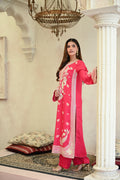 Seraphine -Ruby pink (Embroidered) - 3Pc