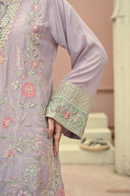 Regal- Lavender (Embroidered) - 3Pc