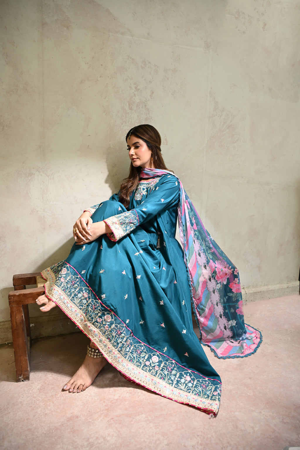 Elan-Zinc Mist (Embroidered) - 3Pc