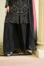 Amour -Black(Embroidered) - 3Pc