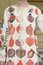 Naaz- Beige (Embroidered) - 3Pc