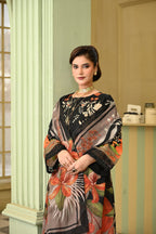 GulRukh- Black (Embroidered) - 3Pc