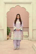 Regal- Lavender (Embroidered) - 3Pc