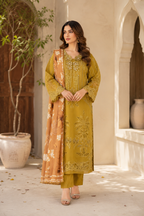 Zarmina (Embroidered ) - 3Pc