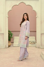 Regal- Lavender (Embroidered) - 3Pc