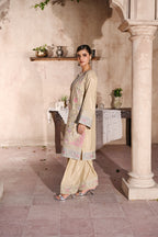 Regal -Champagne Gold(Embroidered) - 3Pc
