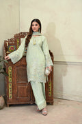 Celleste -Pistachio (Embroidered) - 3Pc