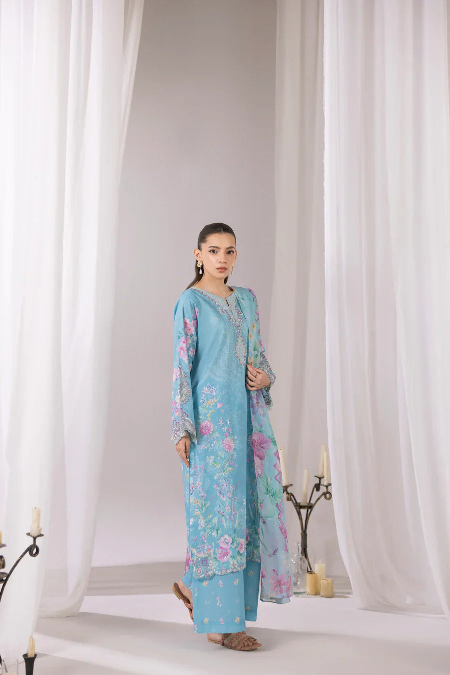 Jasmine- Embroidered Pret (3pc)