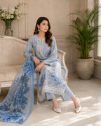 Noor-e-Azure (Embroidered) - 3Pc