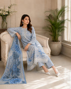 Noor-e-Azure (Embroidered) - 3Pc