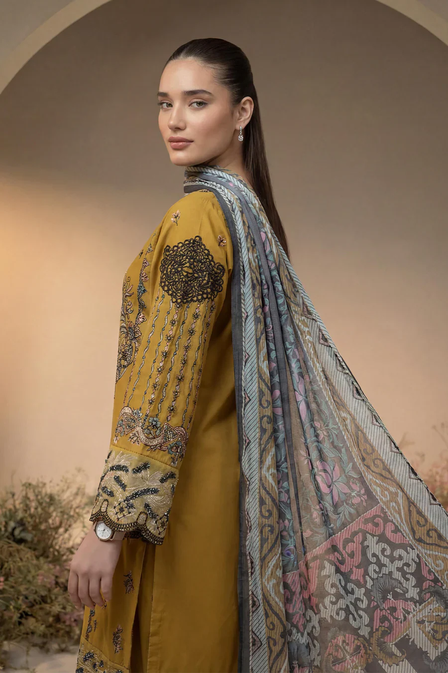 Reem- Luxury embroidered pret (3pc)