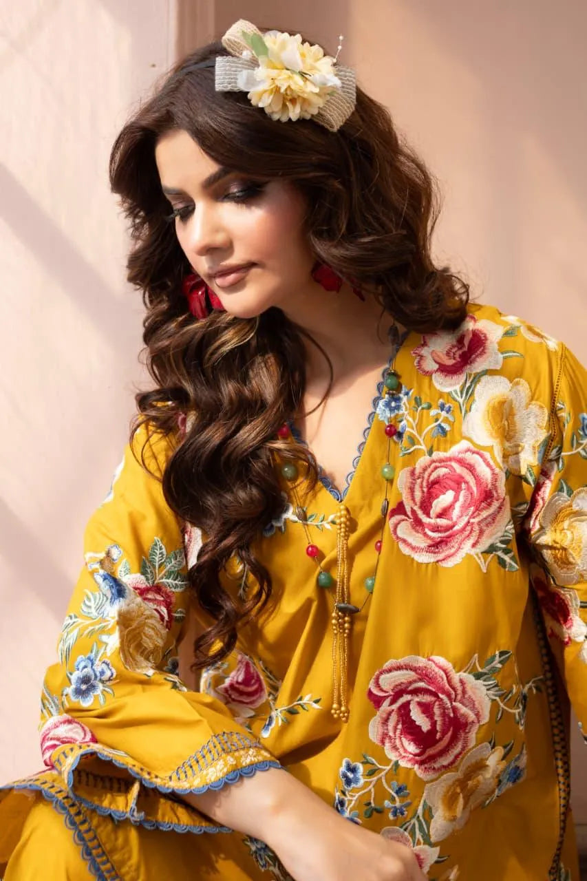Lunara (Mustard) - 3Pc