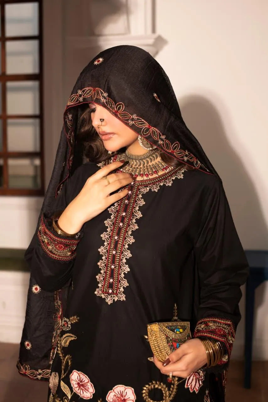 Nagar (Black) - 3Pc