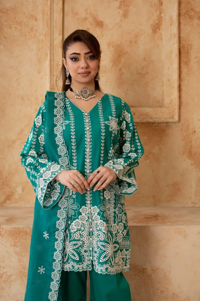 Roha (Teal) - 3Pc