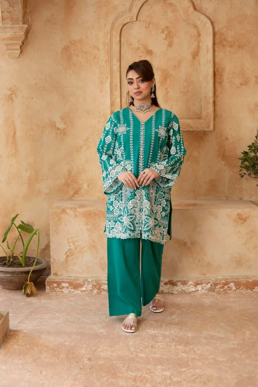 Roha (Teal) - 3Pc